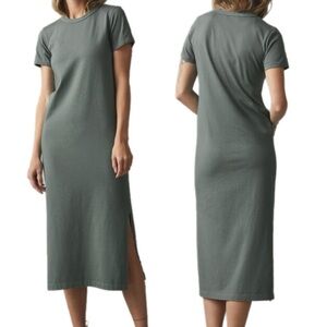 American Giant Sage Green Maxi Dress